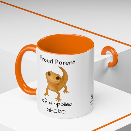 Cute Leopard Gecko Mug – "Proud Parent of a Spoiled Gecko" Edition | 11oz & 15oz