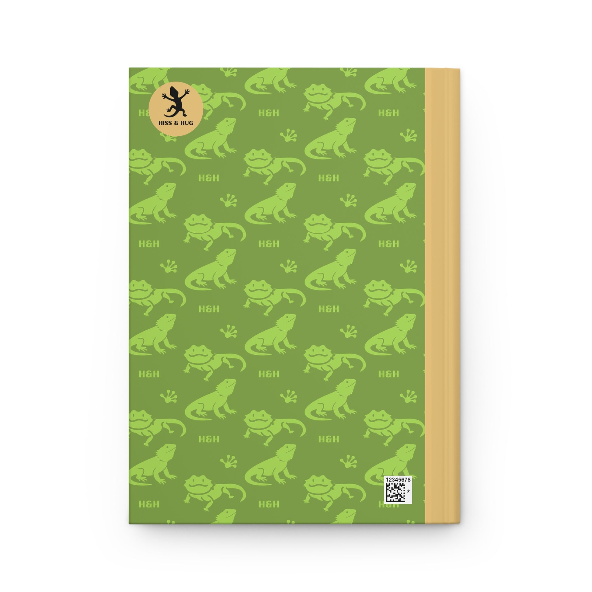 Bearded Dragon Journal – Cute Smiling Reptile Hardcover Notebook