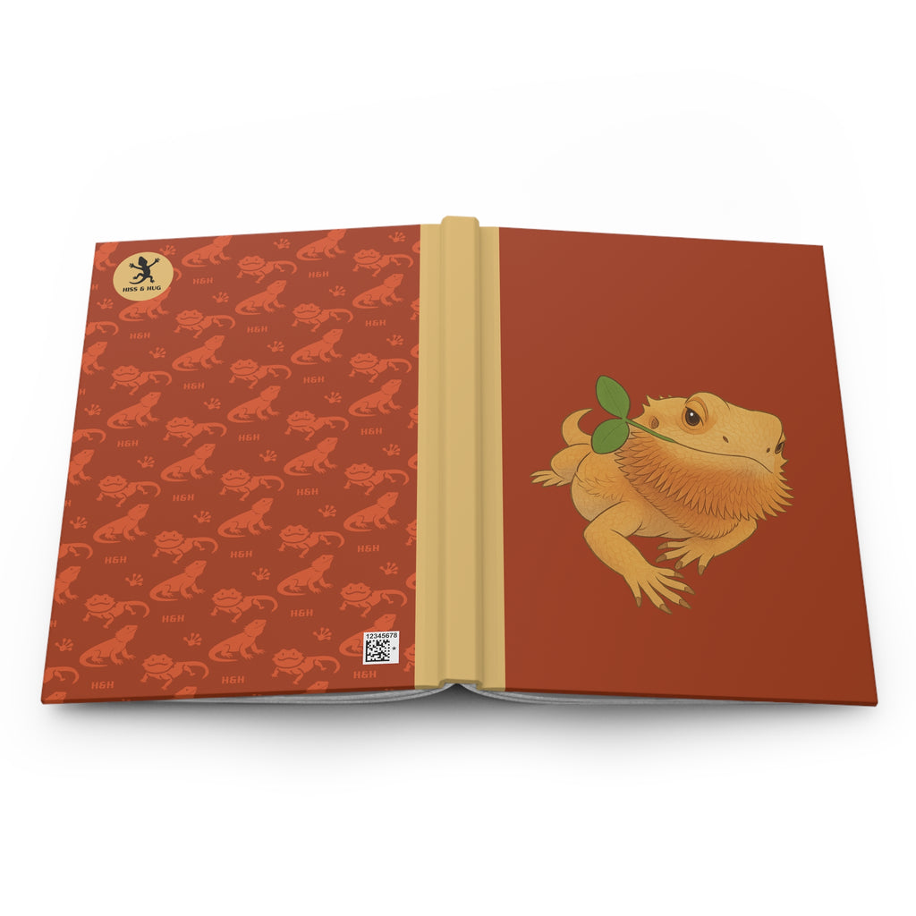 Bearded Dragon Journal – Sassy Leaf Edition | Chill Reptile Notebook
